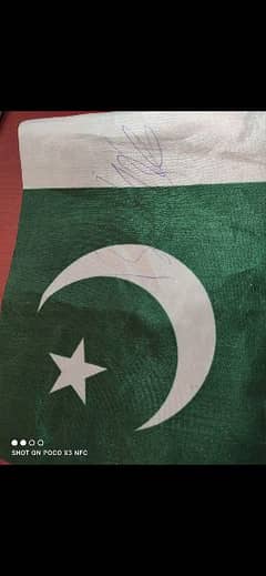 Babar Azam signed flag original