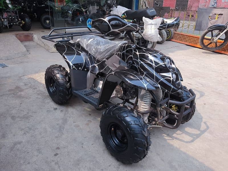 zero meter 124cc sports atv 4 wheels quad delivery all pakistan 0