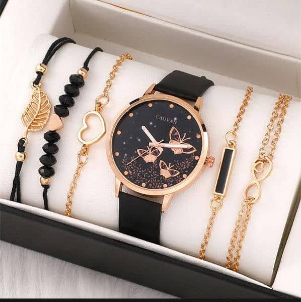 ladies watch and بریسلیٹ سیٹ 0