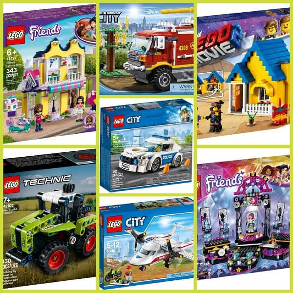 LEGO Pieces of Random Bulk Lot Brick With Accessories & Minifigures 15
