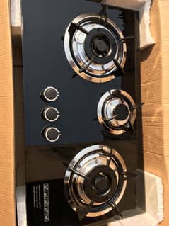 New Automatic Kenwood 3 burner tempered glass automatic ignition stove
