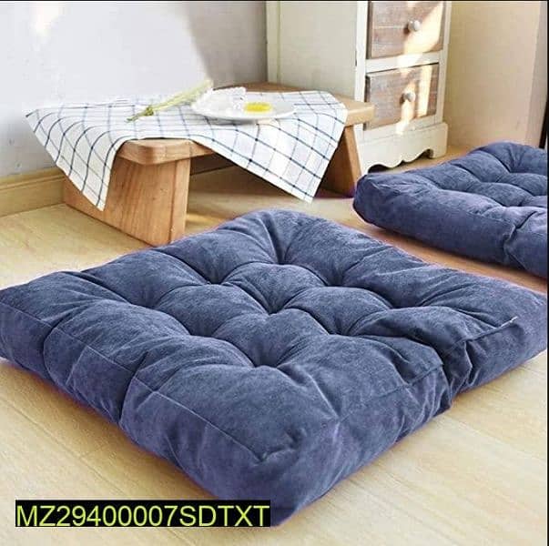 2 PCs Floor Cushions • Velvet Floor Cushions | Delivery Available 4