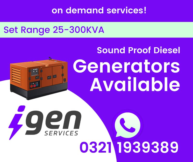 Generator Rental Services 0