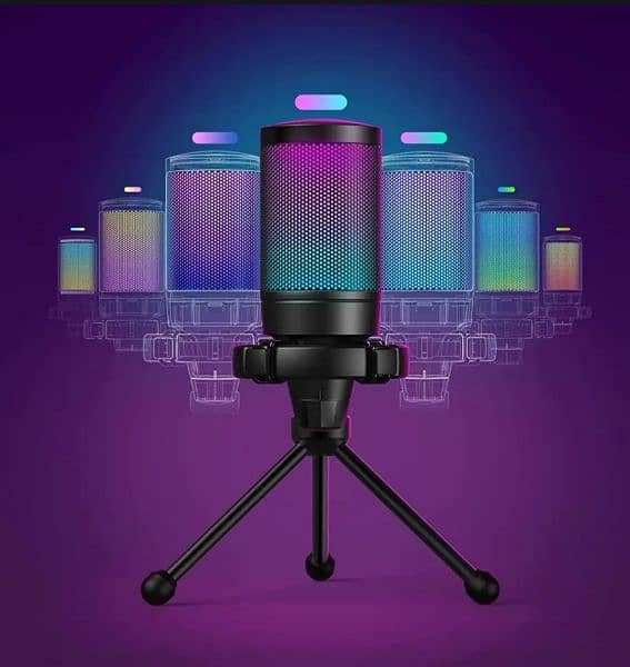Fifine A6V Ampligame - USB RGB Gaming & Streaming mic Microphone 5
