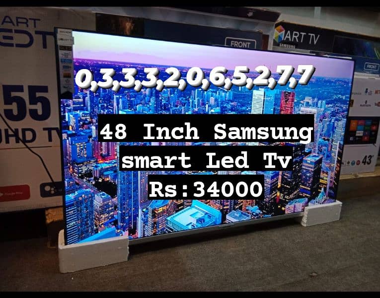 48" 55" 65" Inch Samsung Smart Led tv Android wifi Youtube brand new 1