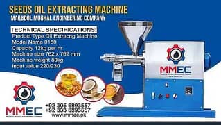 Cold oil expeller/Oil Extractor/Oil press machine