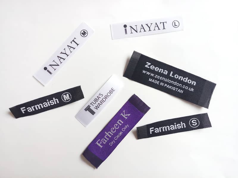 Woven Clothing Labels or Printed Labels - Lahore 0