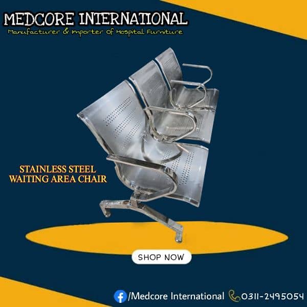 steel waiting area Chair / Visitor Chair / Manufacturer 1