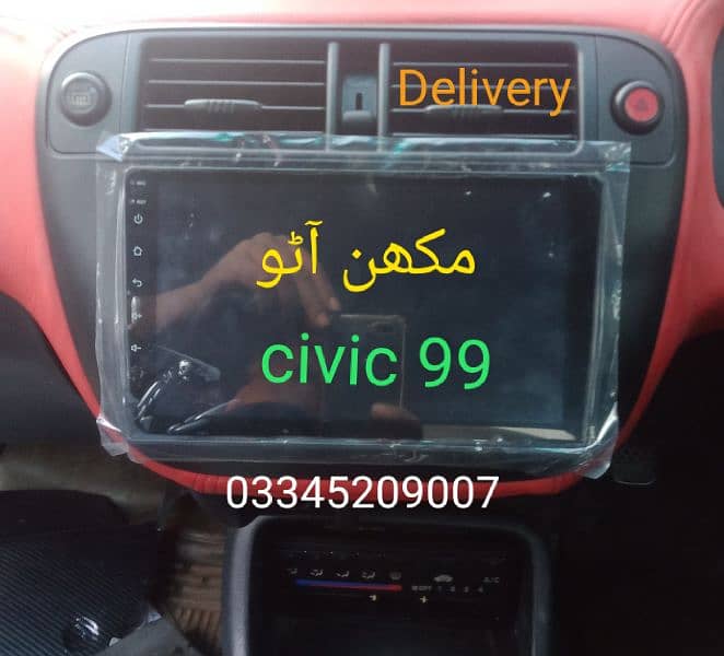 Honda civic 96 99 Android panel (FREE DELIVERY All PAKISTAN) 1