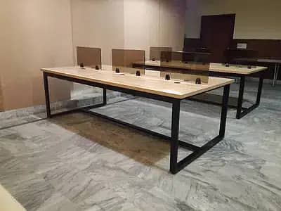 Workstaions Table Co workspace Table & Chairs 17