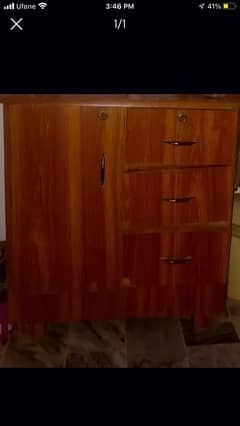3 drawer and cabinet
