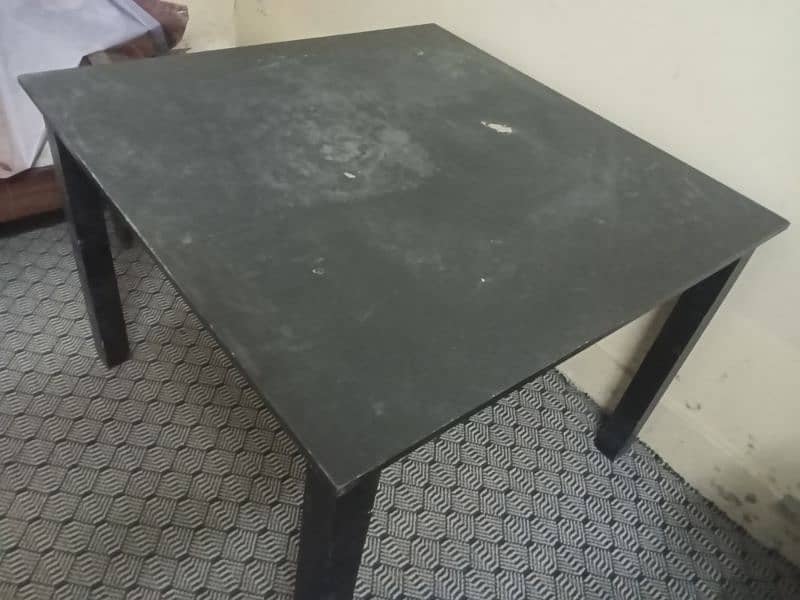 dining table with four foldable chair 2