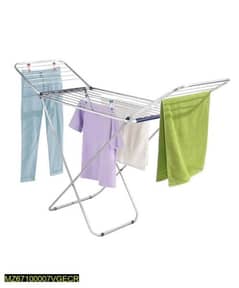 Foldable and adjustable clothes drying stand 0
