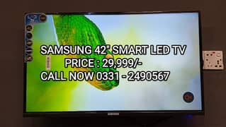 BUY NOW 42 INCHES SMART SLIM LED TV A+ FREE WALLKIT