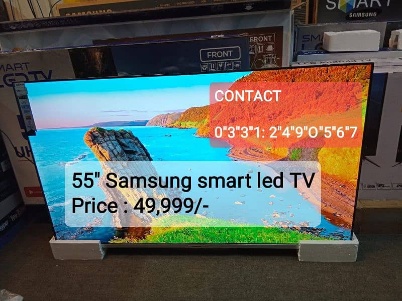 GET 55 INCHES SAMSUNG SMART LED TV HD FHD 4K ALL AVAILABLE 0