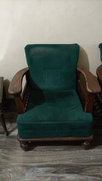 7 seater sofa set emerald green colour 3