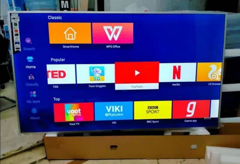 led tv 75"Android led samsung box and 03044319412 1
