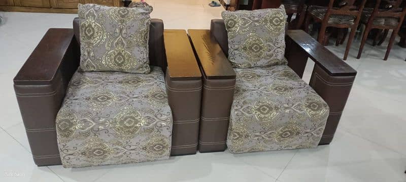 Original ikea solid wooden sofa set 1+1 3+3 1