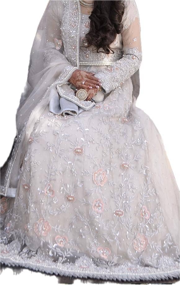 Bridal dress/Walima dress/bridal Maxi/bridal lehenga/ 1