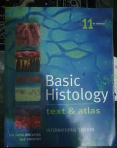 Junqueira Histology Basic Text &  Atlas 11th edition medical book