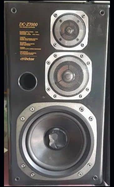 victor speaker  dc  z7000  130w   8 inch 1