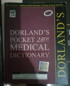 Dorland's pocket 28th edition medical dictionary 0