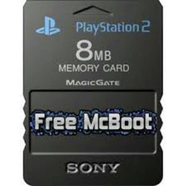 ps2 playstation memory card mcboot usb 8mb 0