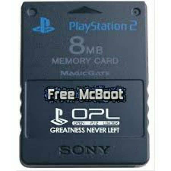 ps2 memory card mcboot usb 8mb 1