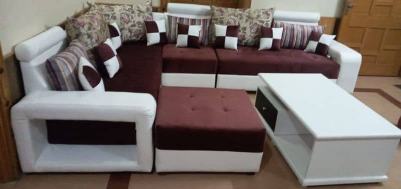 new design king size u shape sofa set 6