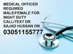 MEDICAL OFFICER REQUIRED