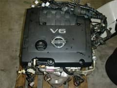 Nissan Cefiro Complete Engine VQ 23 DE With wiring and Transmission