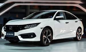 Civic X Available for rent with Driver (All karachi service)