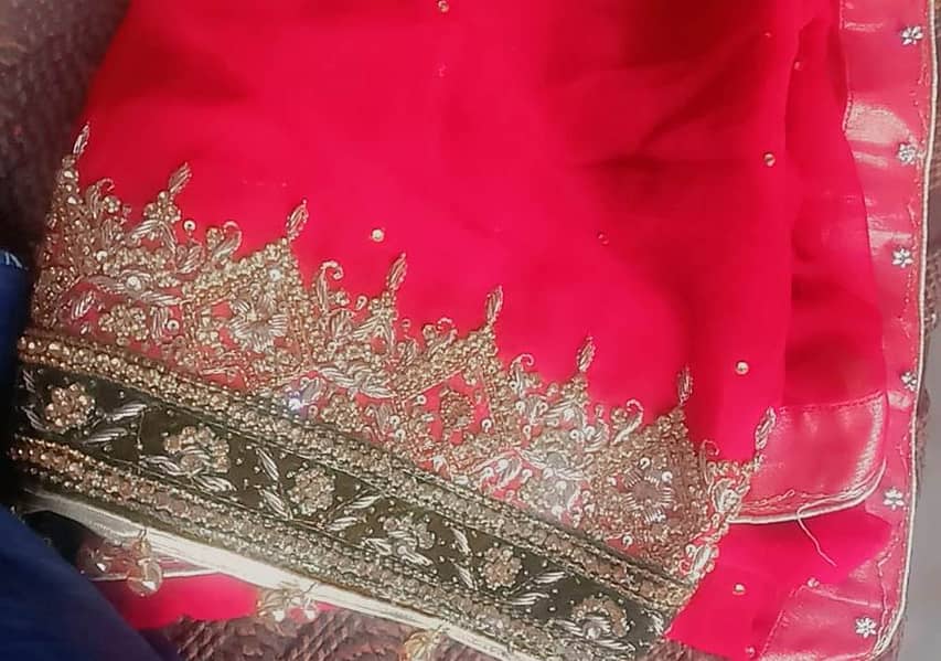 Bridal dress Maxi (Barat) Red Color For Urgent sale 2