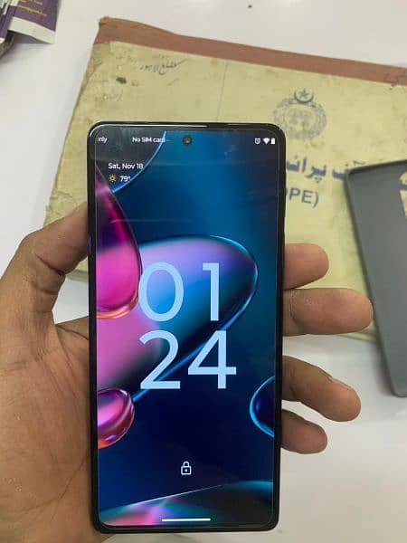 moto edge 30 pro 8gb 128gb non pta small dot in display 7