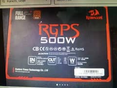 Redragon RGPS-500W Psu | 80+ Bronze 0