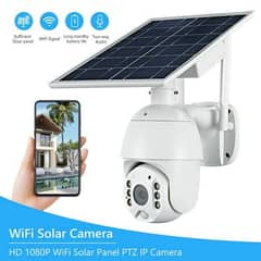 PTZ Wifi Wireless Cctv Solar Camera with Battery backup and outdoor