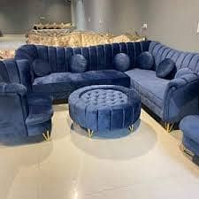 sofa set/6 seater sofa set/L shape sofa/corner sofa/center table set 3