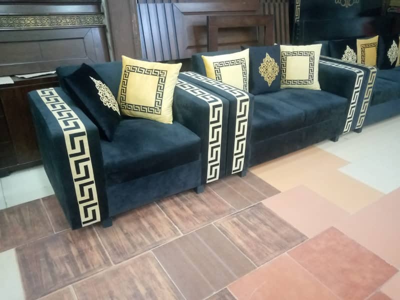 sofa set/6 seater sofa set/L shape sofa/wooden sofa for sale in lahore 15