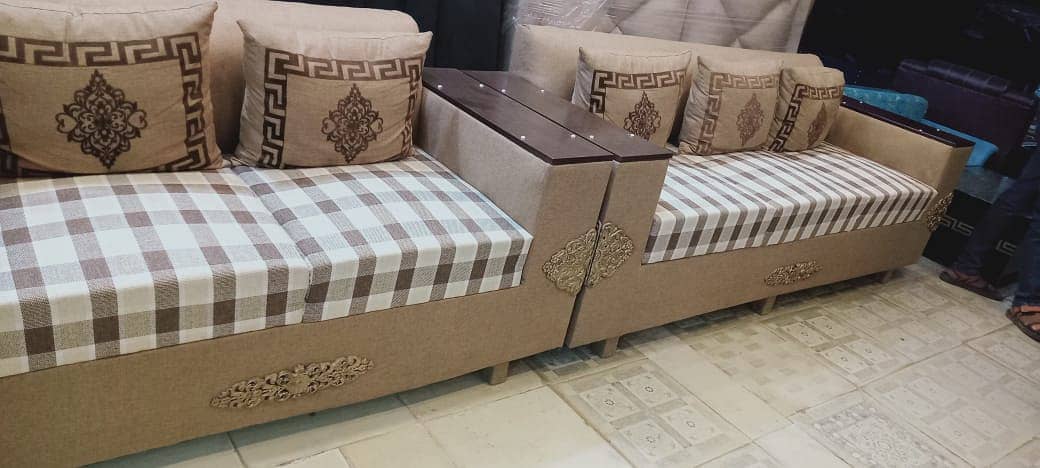 sofa set/6 seater sofa set/L shape sofa/wooden sofa for sale in lahore 17