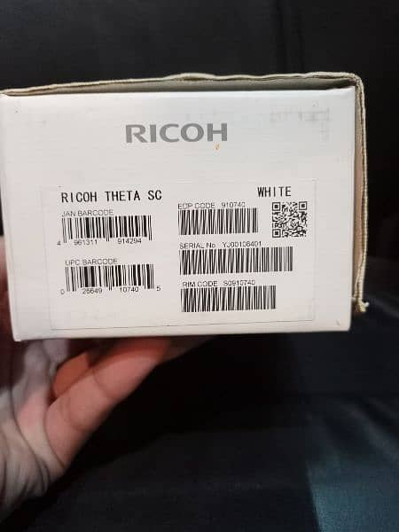 Ricoh theta SC 360° video and still camera, Box pack 16
