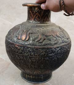 heavy copper antique handcrafted Persian matka What's app 03102131454
