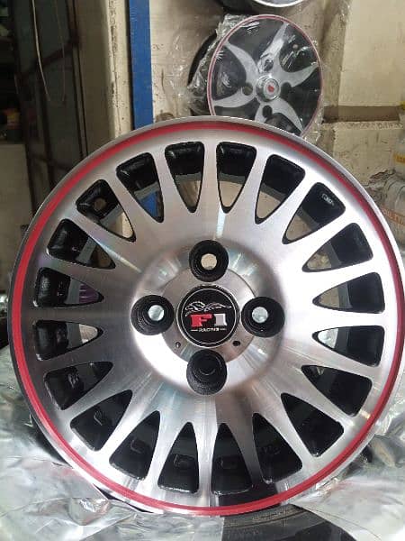 JAPANI ALLOY RIMS FOR SUZUKI ALTO VXR , VXL AND HIJET 2