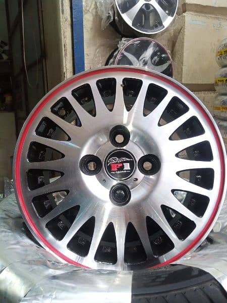 JAPANI ALLOY RIMS FOR SUZUKI ALTO VXR , VXL AND HIJET 3