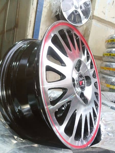 JAPANI ALLOY RIMS FOR SUZUKI ALTO VXR , VXL AND HIJET 4