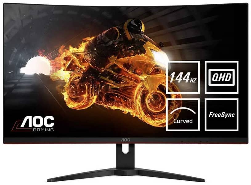 32" Inch Curved 144Hz Borderless 1MS AMD FreeSync sRGB 122% Adobe 90% 0