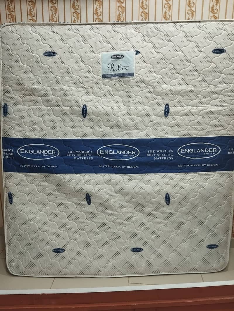 Englander Rilax Spring Mattress King Size 78x72 with waterproof cover 0