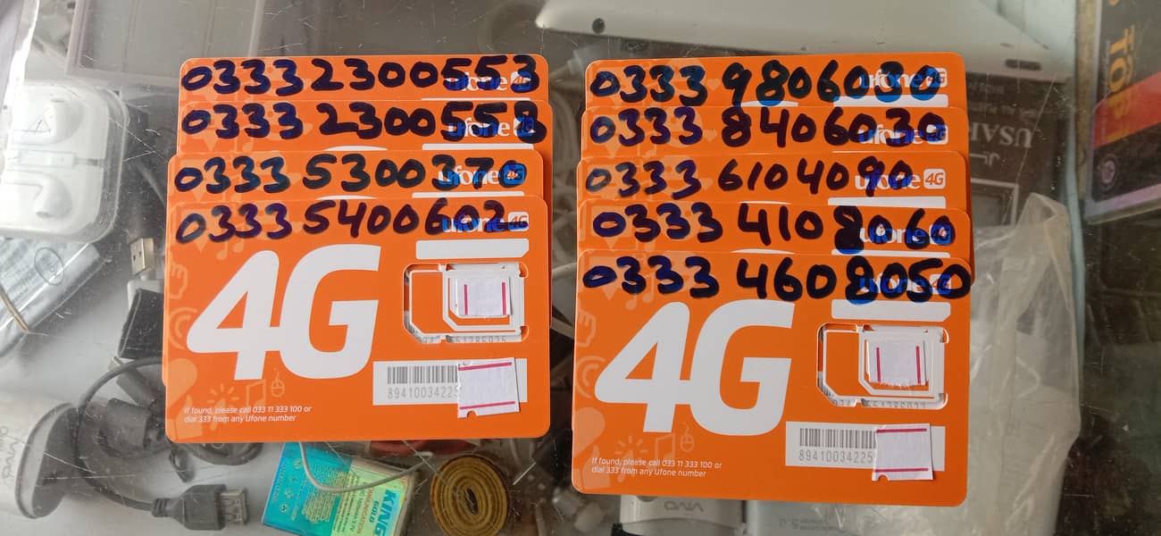Ufone 4G Golden Numbers in Tetra 8