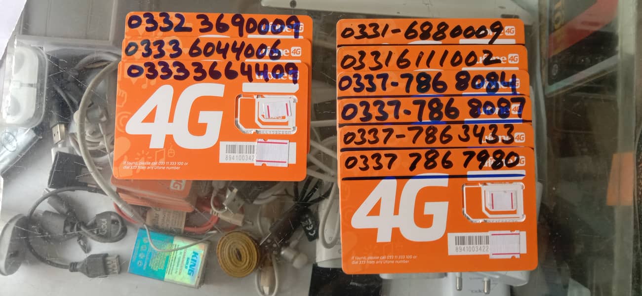 Ufone 4G Golden Numbers in Tetra 10