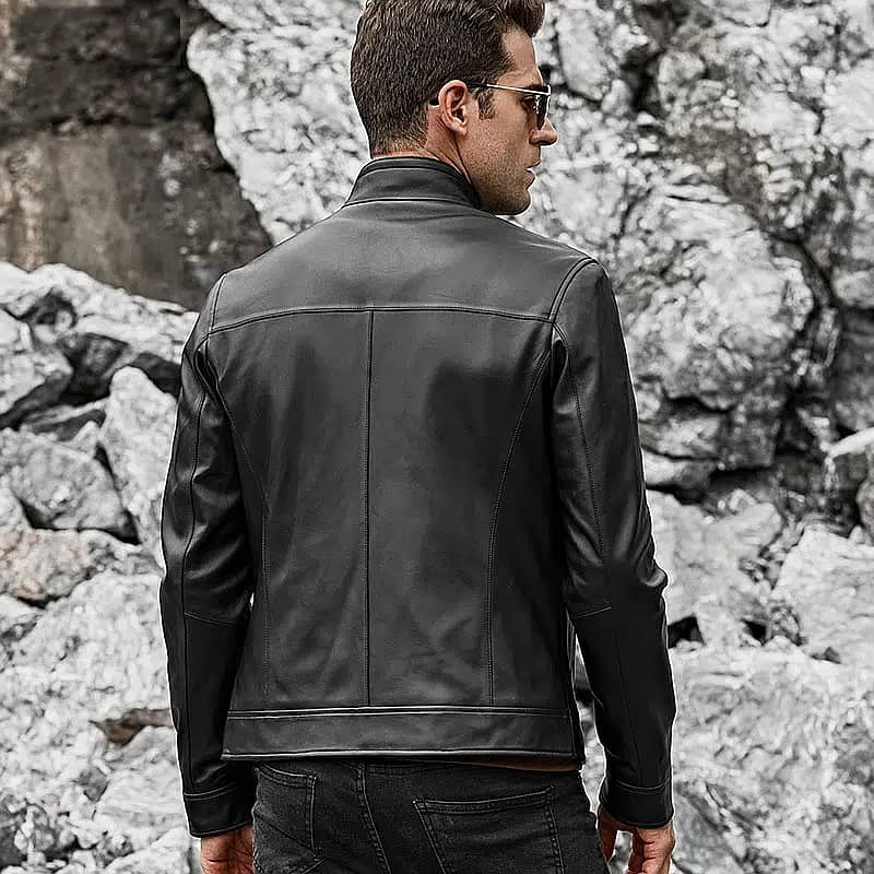 Premium Original Leather Jacket for men | BEST Black Fashion Coat 2