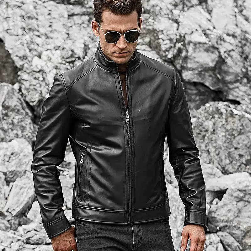 Premium Original Leather Jacket for men | BEST Black Fashion Coat 3